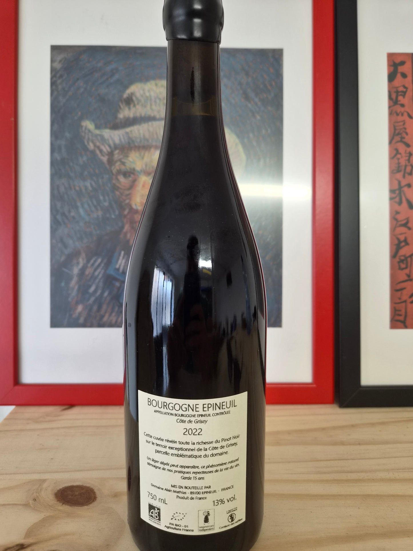 Domaine Mathias Bourgogne Epineuil Cote de Grisey 2022
